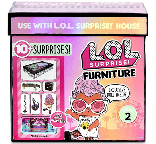 Figura Lol Surprise Furniture Festival De Musica Serie 2 Nvo