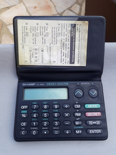 Calculadora Sharp El-6061 Memo Master Antiga Funcionando 