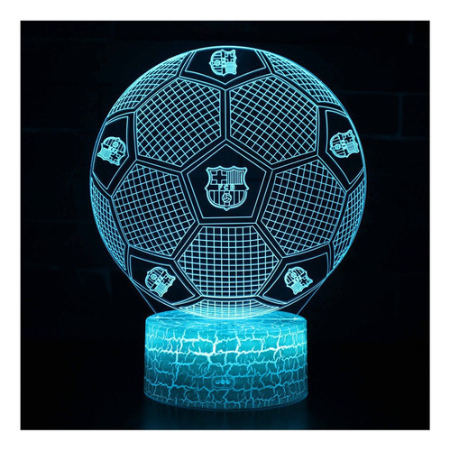 S Luz Nocturna De Fútbol Infantil Vector Light 3d Led S