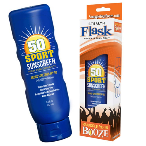 Falso Protector Solar Spf 50 Duro Oculto Matraz Conjunto