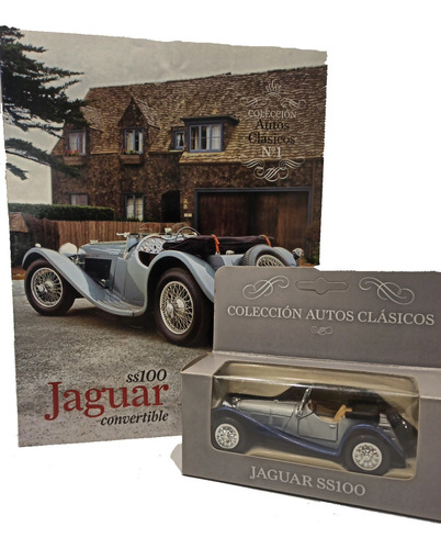 Coleccion El Tiempo  Autos Clasicos Jaguar Ss100 Escala 1:36
