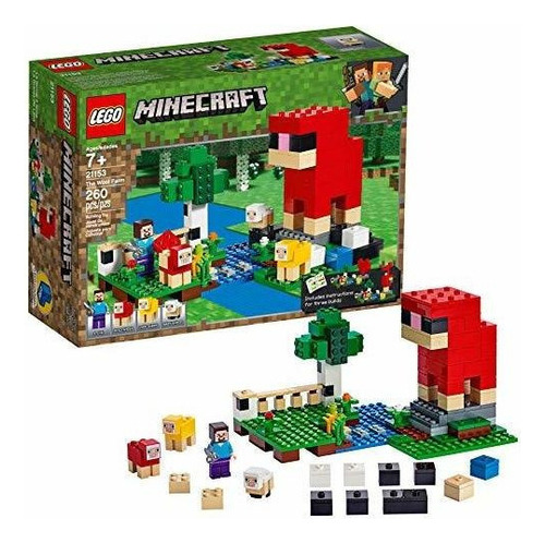 Lego Minecraft The Wool Farm 21153 Kit De Construccion