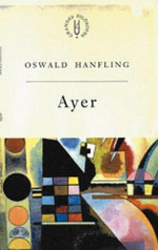 Ayer: Analisando O Que Queremos Dizer, De Hanfling, Oswald. Editora Unesp, Capa Mole, Edição 1ª Edição - 2001 Em Português