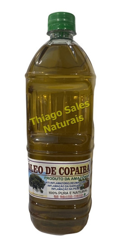 Óleo De Copaíba 100% Pura / 1 Litro + Brinde Da Amazônia