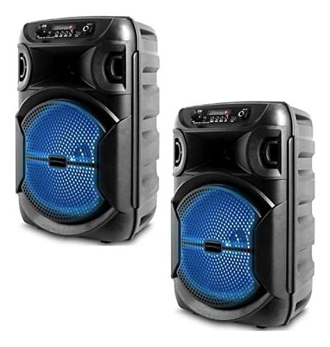 Technical Pro - Altavoz Bluetooth Portátil De 8 Pulgadas Y 5