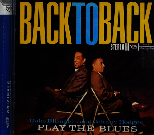 Duke Ellington & Johnny Hodges - Back To Back - Cd
