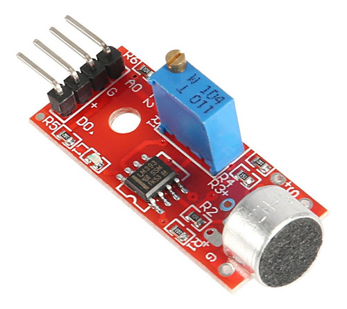 Modulo Sensor De Sonido Microfono Regulable Lm393 Arduino 