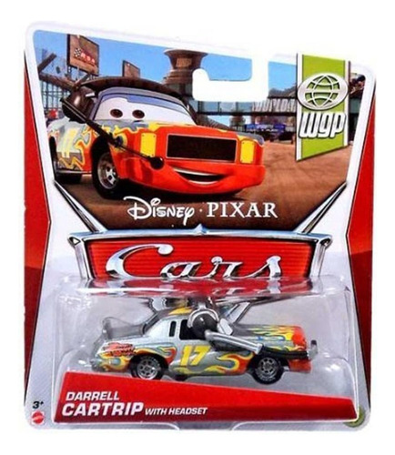 Cars Disney Pixar Darrell Cartrip Head Jugueteria El Pehuen