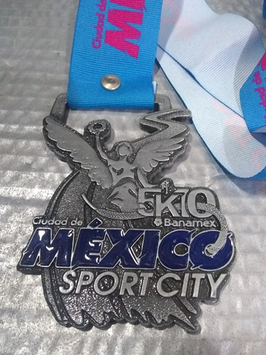 Medalla 5k10 Sport City Metal Usada503y