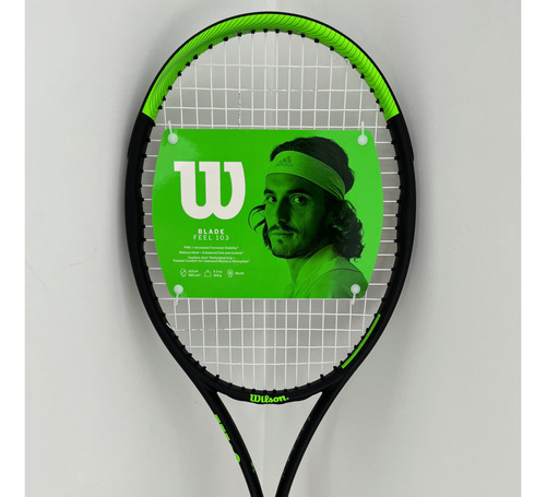 Raqueta Wilson Blade Feel 103 Con Funda Caja Abierta 