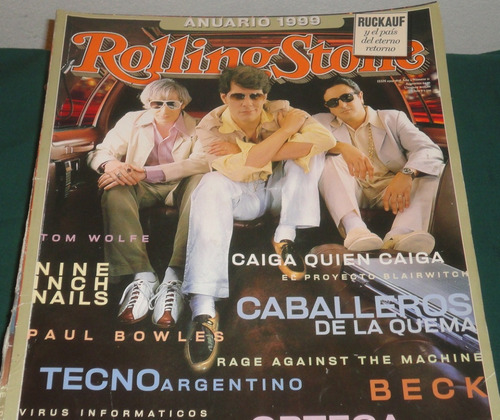 Revista Rolling Stone Anuario 1999 Caiga Quien Caiga 