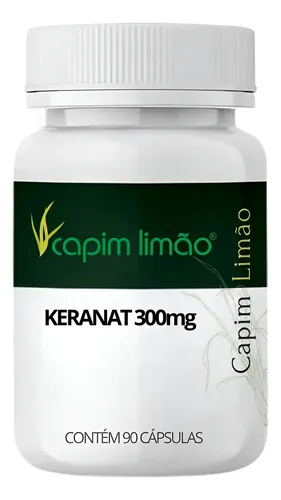Keranat 300mg 90 Cáp Fortalecimento Capilar — R$ 193,80 em Mercado Livre, 43% OFF