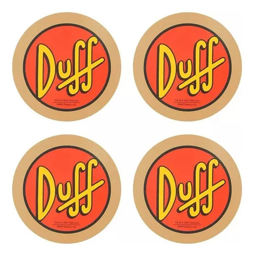 Set De 4 Porta Vasos Posavaso De Corcho Bonito Diseño