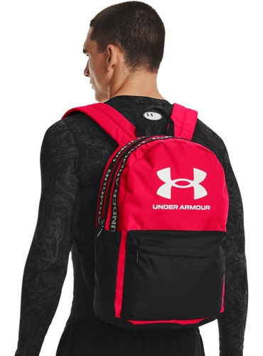 Mochila Under Armour 6601 Rojo Con Negro Para Hombre Talla Unitalla