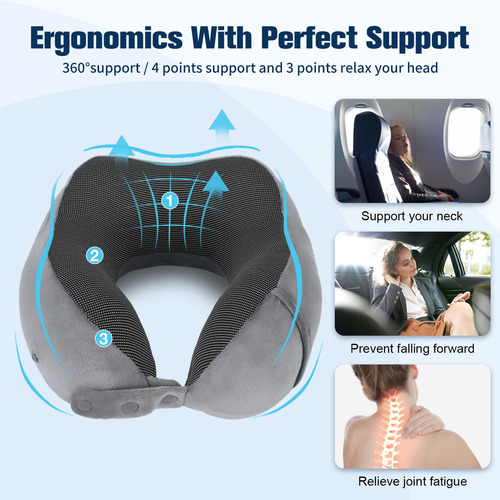Cirorld Almohada De Viaje Cuello, Cojin De Viaje Cuello