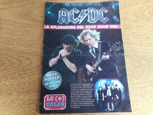 Reviposter Ac Dc Mega Poster 2009/10 Aplanadora Del Rock 