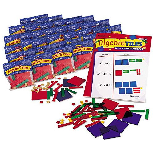 Learning Resources Algebra Tile Class Set