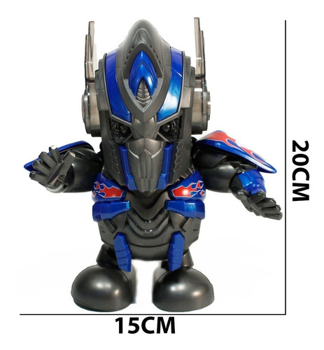 Imagen 5 de 7 de Robot Transformers Optimus Prime Bailarín Musical Luces Led