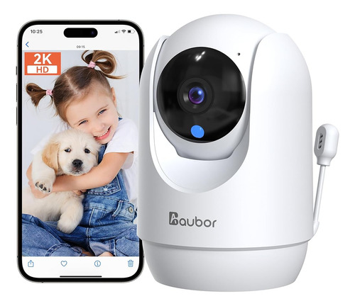 Aubor 2k Baby Monitor Con Cámara Y Audio,monitor Inteligente