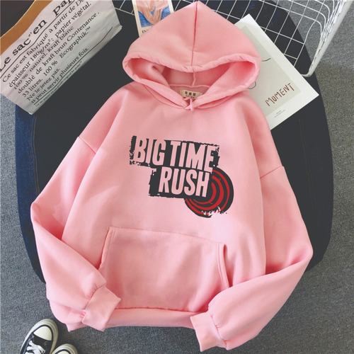 Sudadera Rosa De Big Time Rush