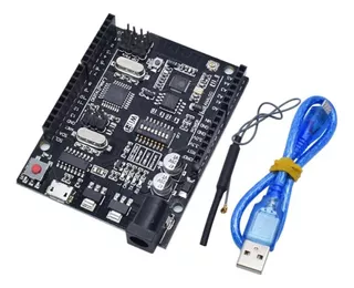 Placa Uno R3 + Wifi Atmega328p + Esp8266 Compatible Arduino