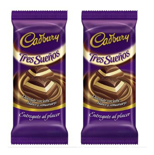 Tableta Cadbury Tres Sueños  160grs - Barata La Golosineria