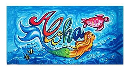 Toalla Aloha Hawaiian Sirena Turtle B