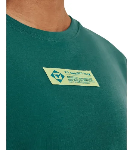 Camiseta Ua Pjt Rock Globe Ss Verde Mujer 1376917-722-5vr