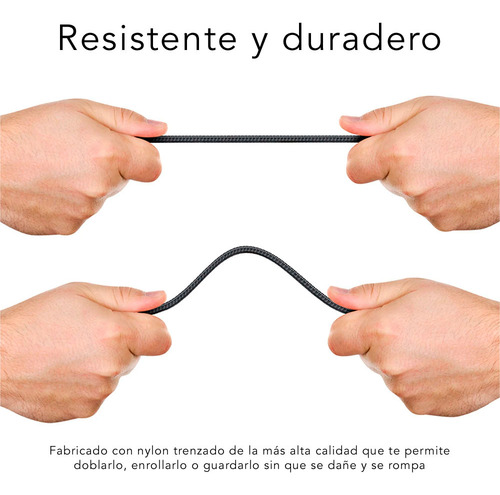 Cable Carga Rapida Transferencia Datos Usb Tipo C Universal