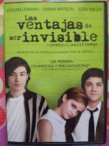 Dvd Las Ventajas De Ser Invisible Logan Lerman Y