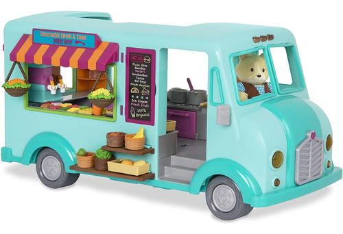 Lil Woodzeez Food Truck Honeysuckle Sweets Treats 89pc Toy J