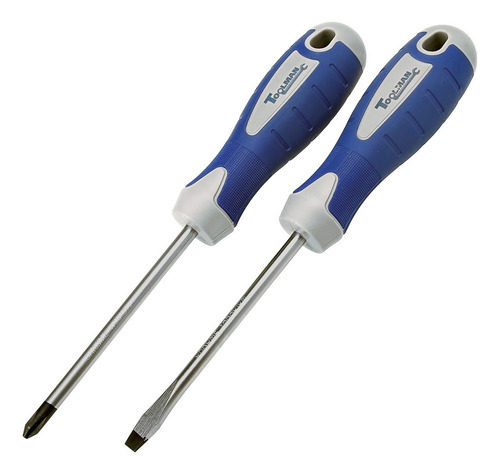 Juego De Desarmadores De Punta Plana Y Cruz Toolman