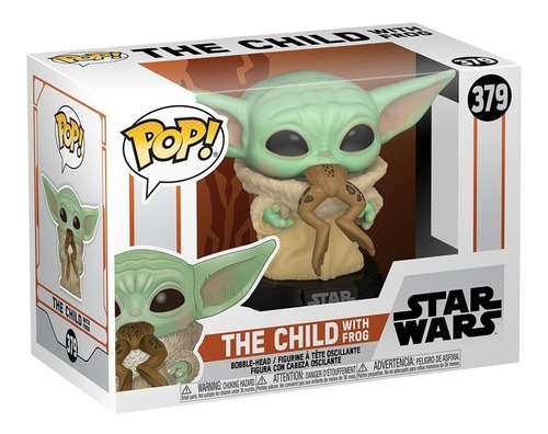 Funko Pop! Sw The Mandalorian - Baby Yoda Con Rana #379