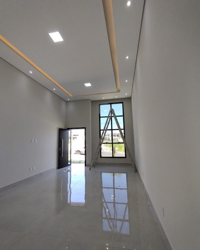 Imagem 16 de 21 de Vende-se Casa Térreo De Alto Padrão, Projeto Moderno Em Condomínio Fechado Com Toda A Infraestrutura. - Ca05125 - 70551126