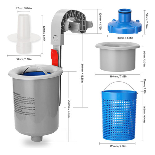 Kits De Skimmer Para Estanque De Montaje En Pared Para