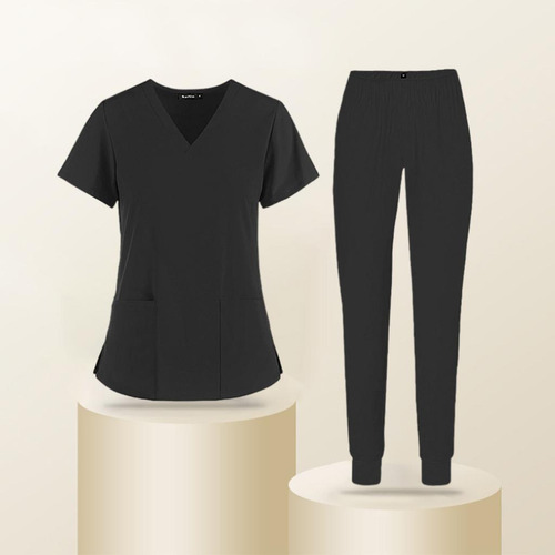 Conjunto Médico De Enfermería Transpirable Camisa De Moda