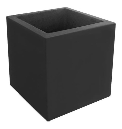 Maceta Cubo Fibrocemento 50 X 50 X 50 Color Negro.