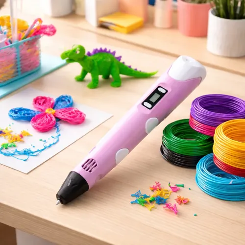 Caneta 3d Infantil Impressora + Refil Filamento 9m + Usb