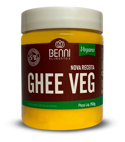 Manteiga Ghee Veg Benni 150g