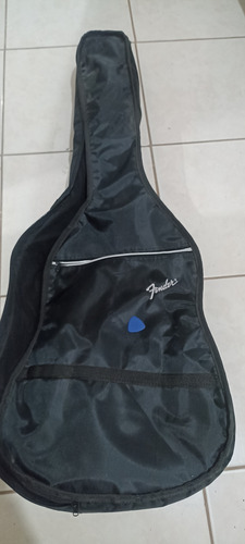 Guitarra De Coco Con Funda Y Púa, Como Nueva. Azul Ambidiestro (Usado)