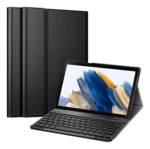 Funda Con Teclado Inalambrico Para Galaxy Tab A8 Negro