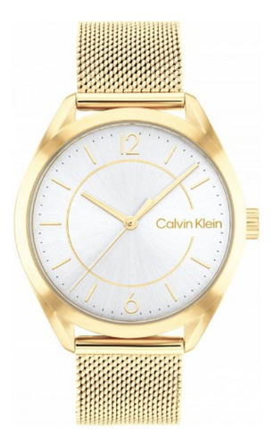 Reloj Para Mujer Calvin Klein Entice 25200195 Dorado