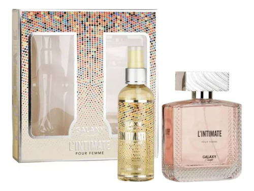 Kit L'intimate ( Perfume Eau De Parfum 100ml + Body Mist 100ml ) - Selo Adipec