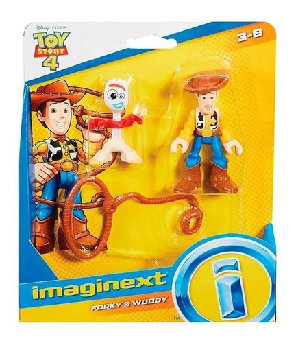 Fisher Price Imaginext Toy Story 2 Figuras - Woody Y Forky 