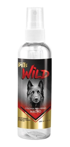 Colonia Wild 125ml Perro Macho Fragancia Flores Fancy Pets