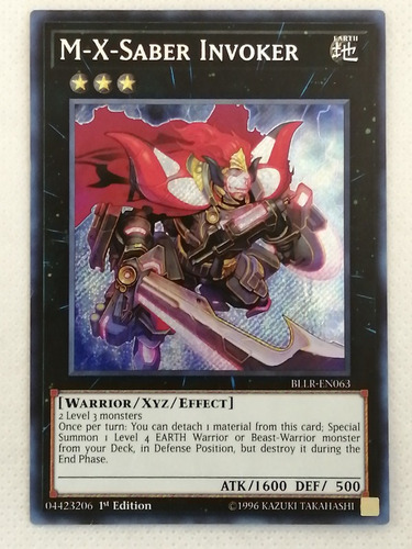 Secret Xyz Yugioh M-x-saber Invoker