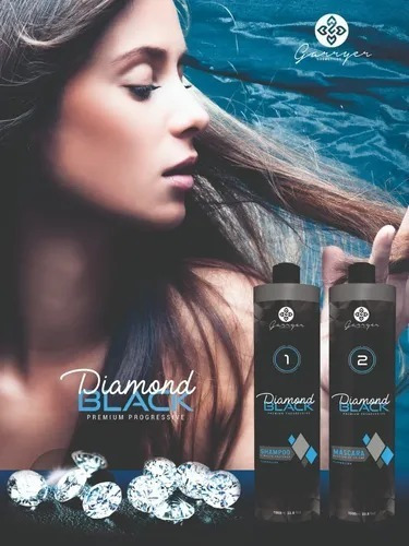 Imagem 2 de 3 de Escova Progressiva Diamante Black Garrido Cosméticos