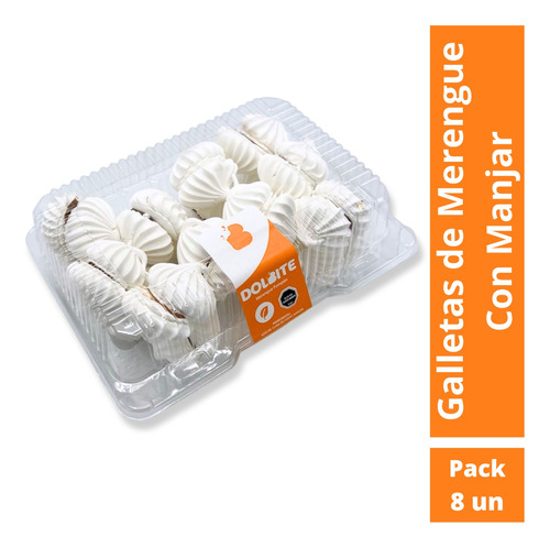 Galletas De Merengue Con Manjar 165 Gr - Pack 8 Un - Dolbite