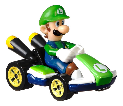 Hot Wheels Mario Kart Luigi 1:64 Die-cast Kart