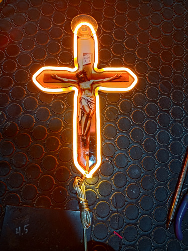 Cruz Cristo Led Para Parabrisas O Ventanas 12 V (Usado)
